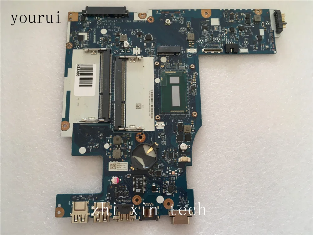 

yourui For Lenovo G50-80 Laptop motherboard ACLU3/ACLU4 NM-A362 with i3-5005u CPU DDR3 Fully test