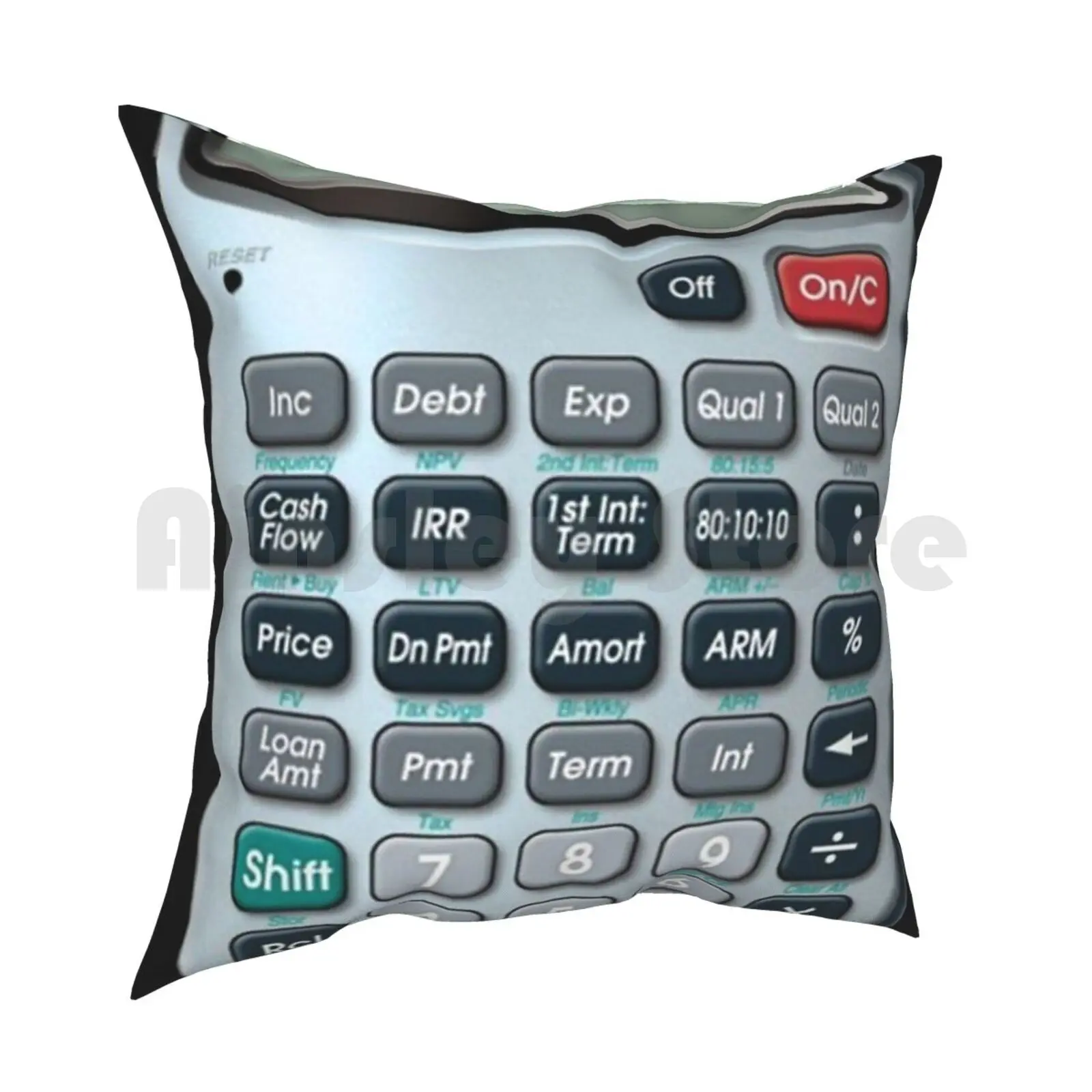 Calculator Phone Case Pillow Case Printed Home Soft Throw Pillow Calculator Fashion New York Pattern London Paris France