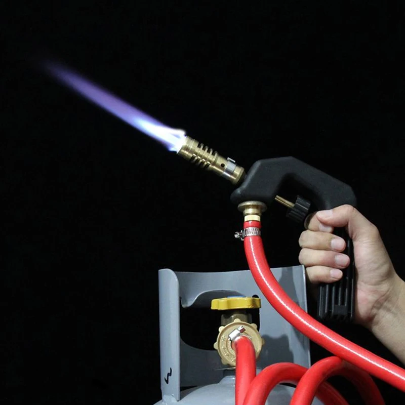 Liquefied  Gas Welding Gun Torch Machine Equipment with 2.0M Hose for Soldering Cooking Brazing Heating Lighting