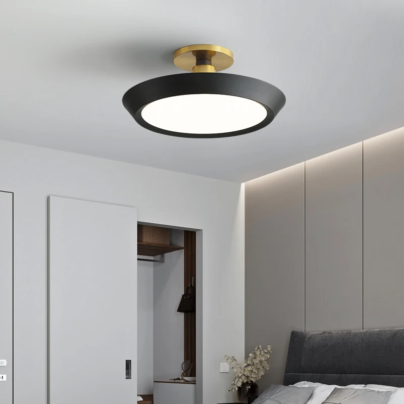 

Modern Led Acrylic Ceiling Lights For Living Room Apartment Bedroom Dimmable Contracted Circular Indoor Creative Decor Luminaire