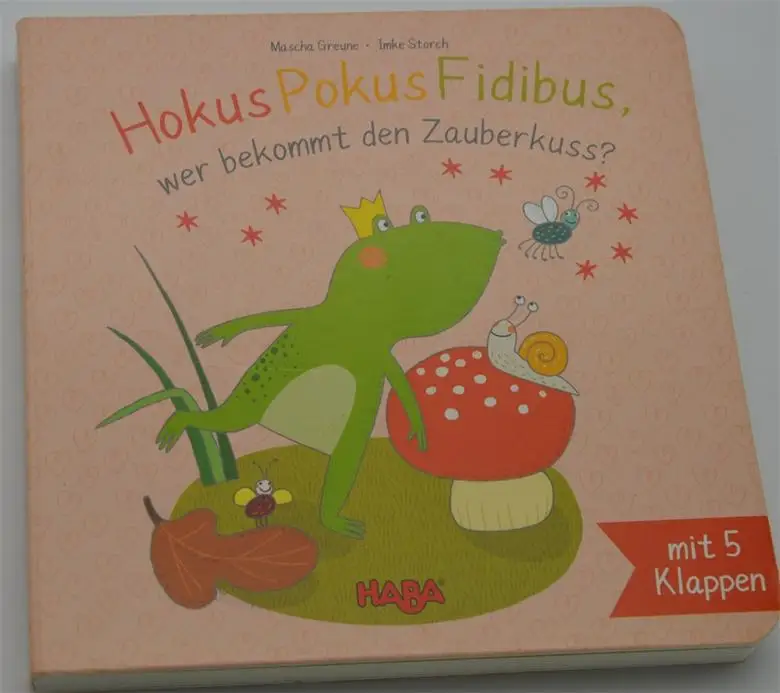 Parent child kids baby Early education story German learning reading lovely picture 3D cardboard book Age 2 and up