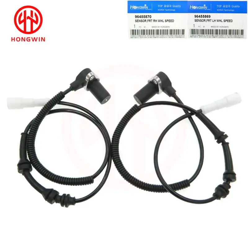 OEM NO.:96455869 96455870 Front Left/Right ABS Wheel Speed Sensor For  CCHEVROLET LACETTI NUBIRA DAEWOO CHEVY OPTRA 2003-2005