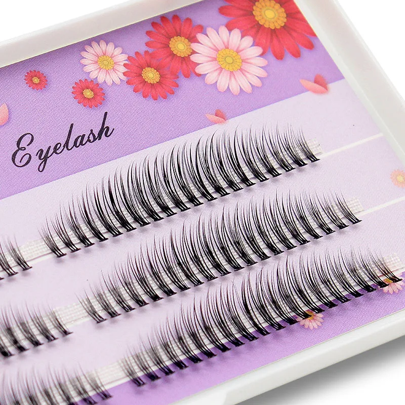 Kimcci 120pcs C/D/DD Curl Natural 3D Eyelash Extension 8-12mm Mix Length Mink Eyelashes Makeup False Fake Lashes Grafting Cilios