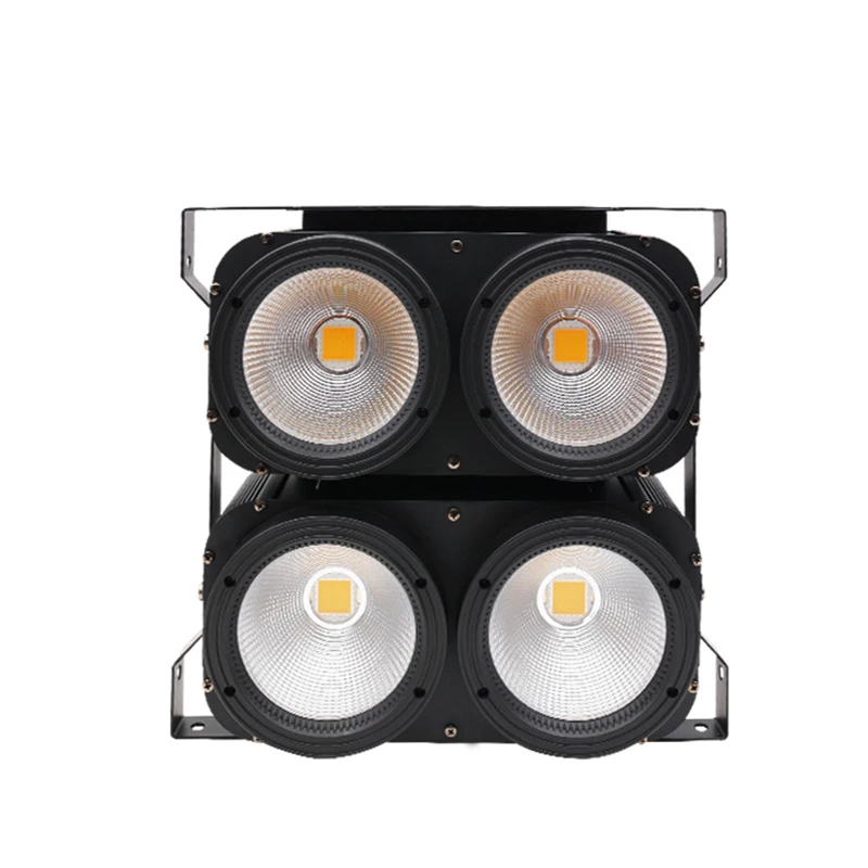 

4x100W Led COB Par Light DMX 400W Led Audience Blinder Light Strobe Effects Stage Lighting Projector DJ Disco Party Wash Lights