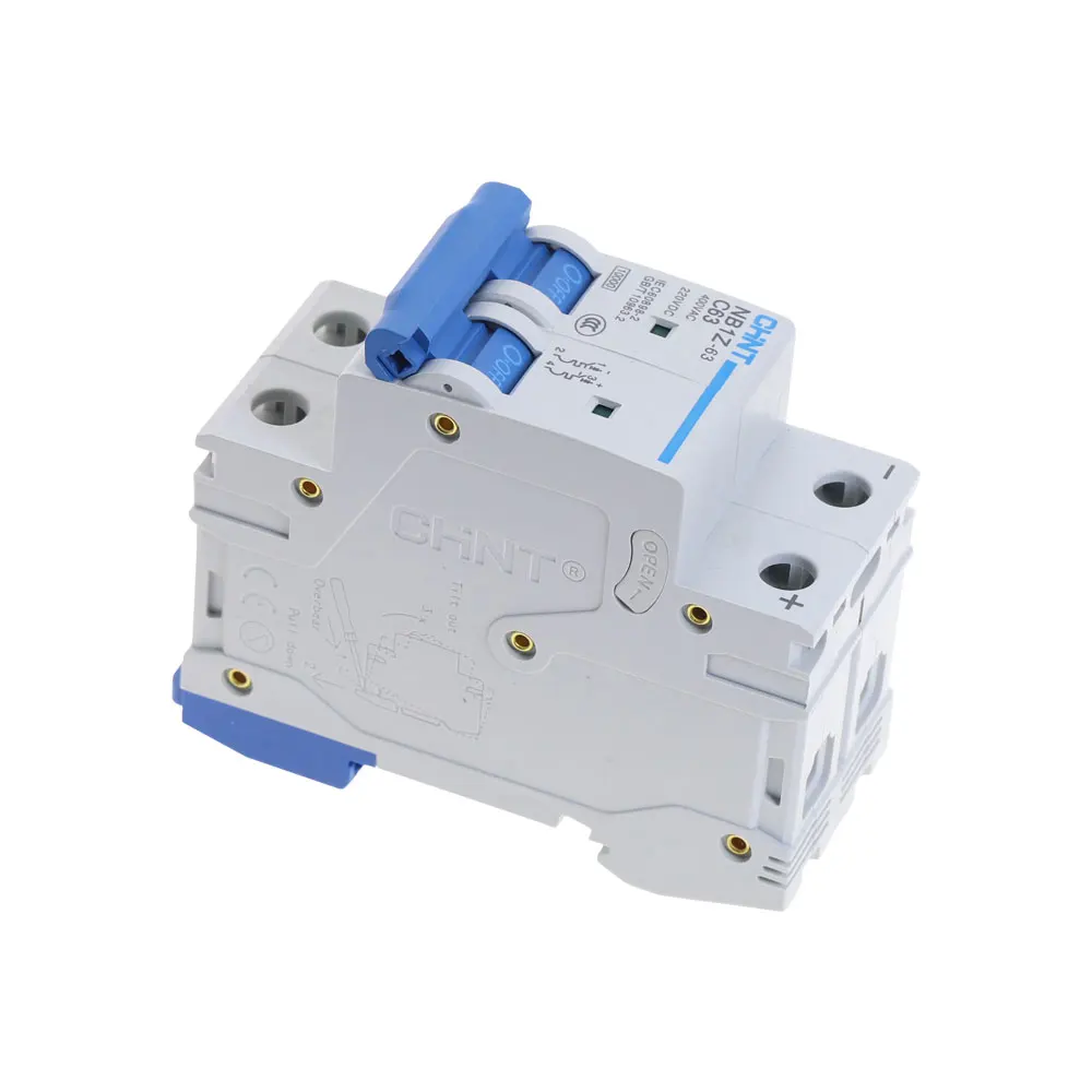2Pole 32Amp DC220V 400V 6KA CHNT NB1Z-63 DC MCB  Circuit breaker
