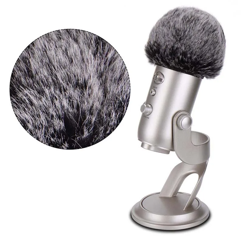 Suitable for Blue Yeti pro Studio microphone sponge cover Blue Yeti/Yeti pro windshield microphone sponge sprayproof fluff cover