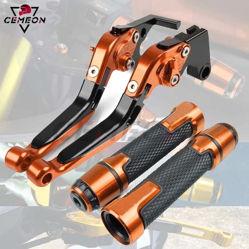 For Kawasaki Z750 ZR7 ZR7S ZR-7 ZR-7S ZX6R ZX-6R ZZR250 Zephyr 550 Motorcycle brake handle adjustable folding brake clutch lever