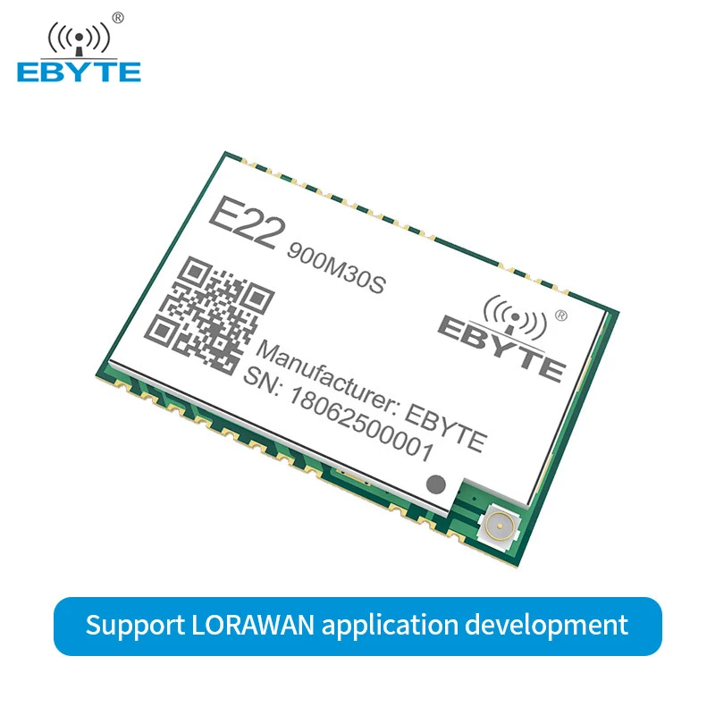 SX1262 LoRa Module 32M High-Precision TCXO EBYTE E22-900M30S 868MHz 30dBm 12km IPEX Antenna SPI Interface Module Low Power