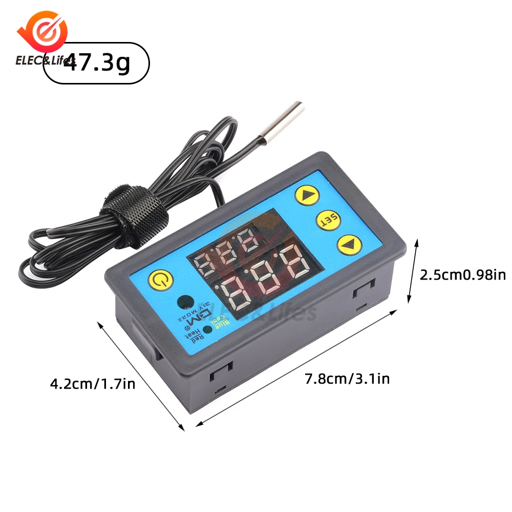 W3231 12V 24V 220V regolatore termostato digitale per frigorifero Microcomputer interno regolatore di temperatura congelatore sensore NTC