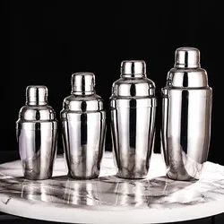 Aixiangru-Stainless Steel Cocktail Shaker,Bar Tools,3 Section,250 ml,350 ml,550 ml,750ml