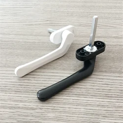 Broken Bridge Aluminum Alloy Casement Window Screen Window Handle Folding Door Sword-Shaped Thin Flat Square Steel Handle