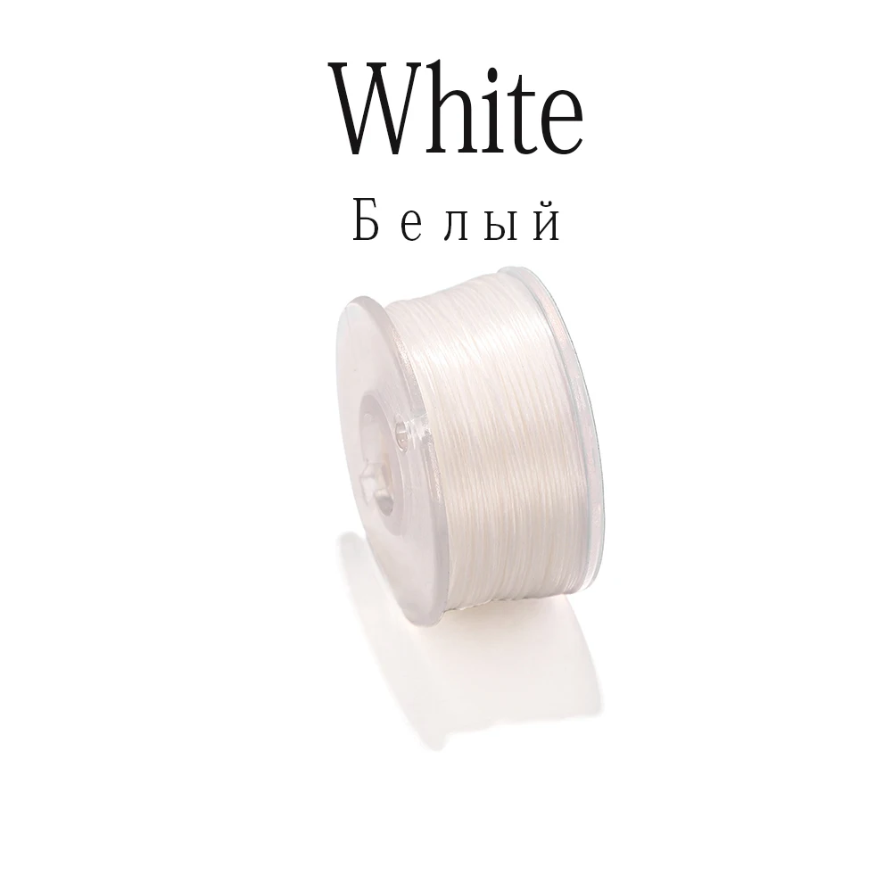 50 yards nylon kraal draad niet-elastische kralen draden rocailles koord draad voor DIY armbanden ketting sieraden maken benodigdheden