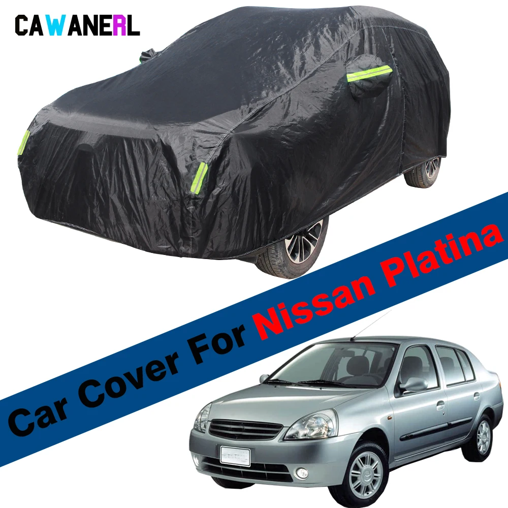 Car Cover Outdoor Sun Shade Anti-UV Snow Rain Ice Resistant Waterproof Auto Cover For Nissan Platina