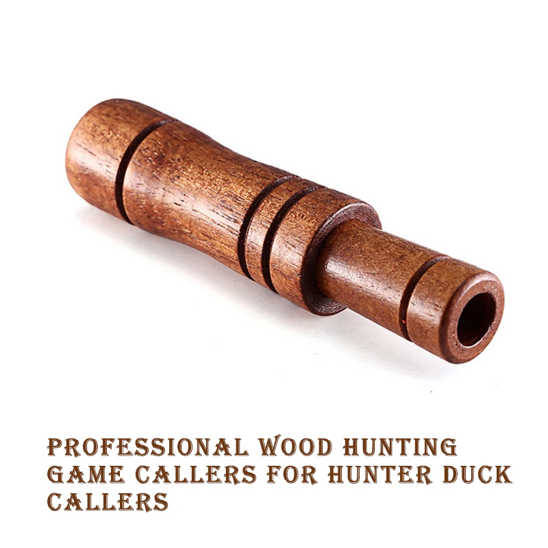 Wood Handmade Bird Shooting Whistle Duck Hunting Whistle for Hunter