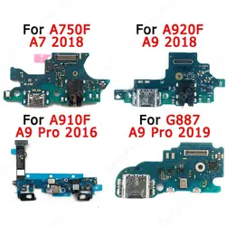 Usb Charge Board For Samsung Galaxy A9 Pro 2019 A7 2018 2016 A750 A910 A920 G887 Charging Port Plate Pcb Dock Connector