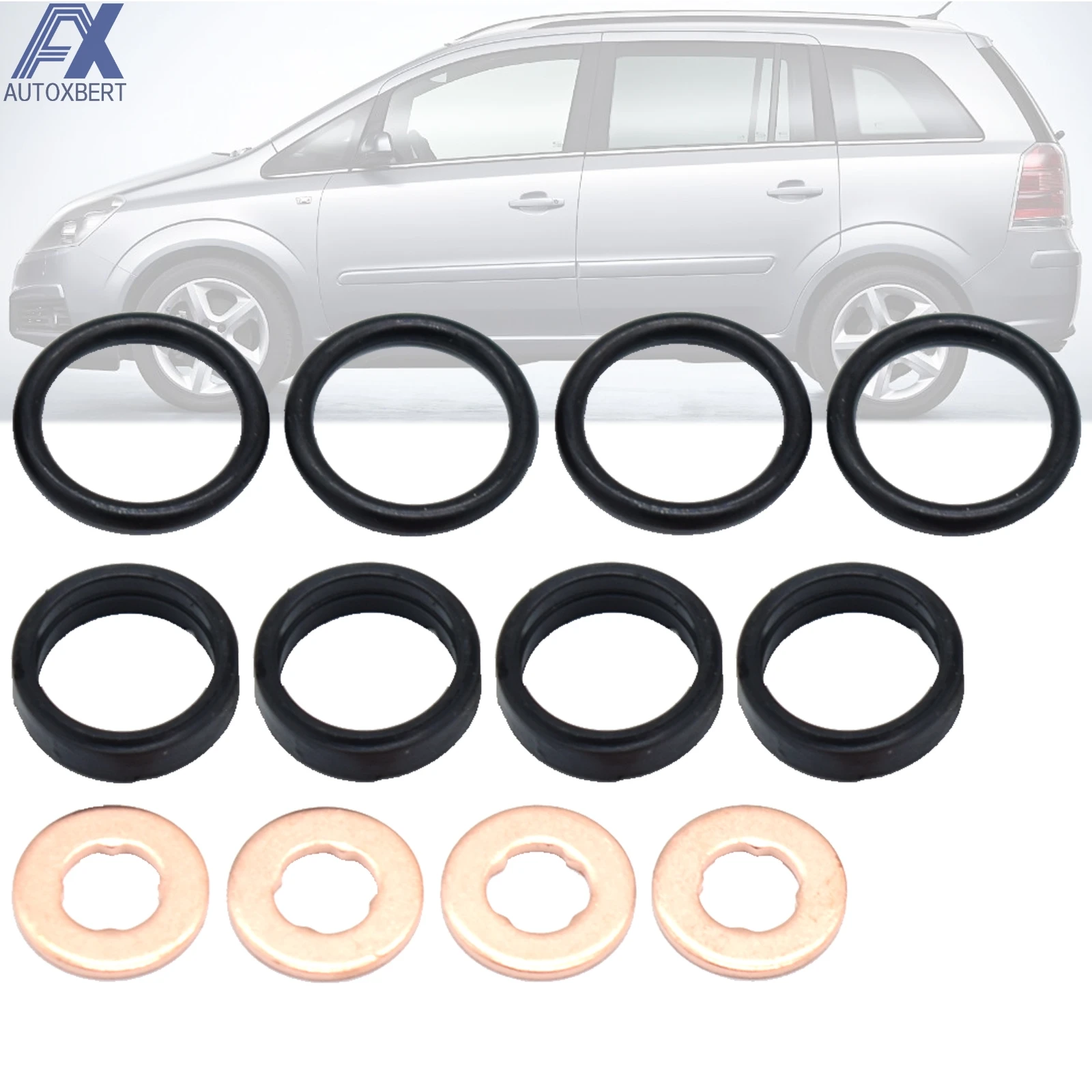 Diesel Petrol Fuel Injector O Ring Washer Seal Kit For Opel Vauxhall Zafira 2004 2005 2006 2007 2008 1796cc 1995cc 2198cc 2172cc