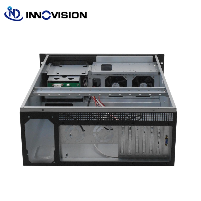 Chassis PC Industrial, Alto Desempenho, 4U, 550mm Profundidade, Workstation Server Case, 8.9 