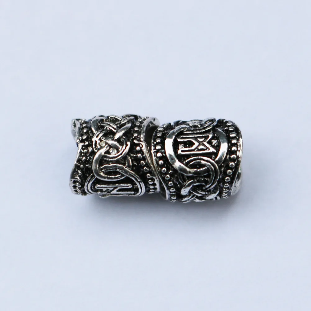 Nostalgia 24Pcs Wholesale Norse Viking Runes Charms Lot Pendant Jewelry Making For Necklace Bracelet Diy Hair Beard Accessories