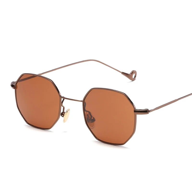 Woman\'s Fashion Metal Sunglasses Small in high quality with case Men\'s  Designer  Eye Glasses Square for Man Discount