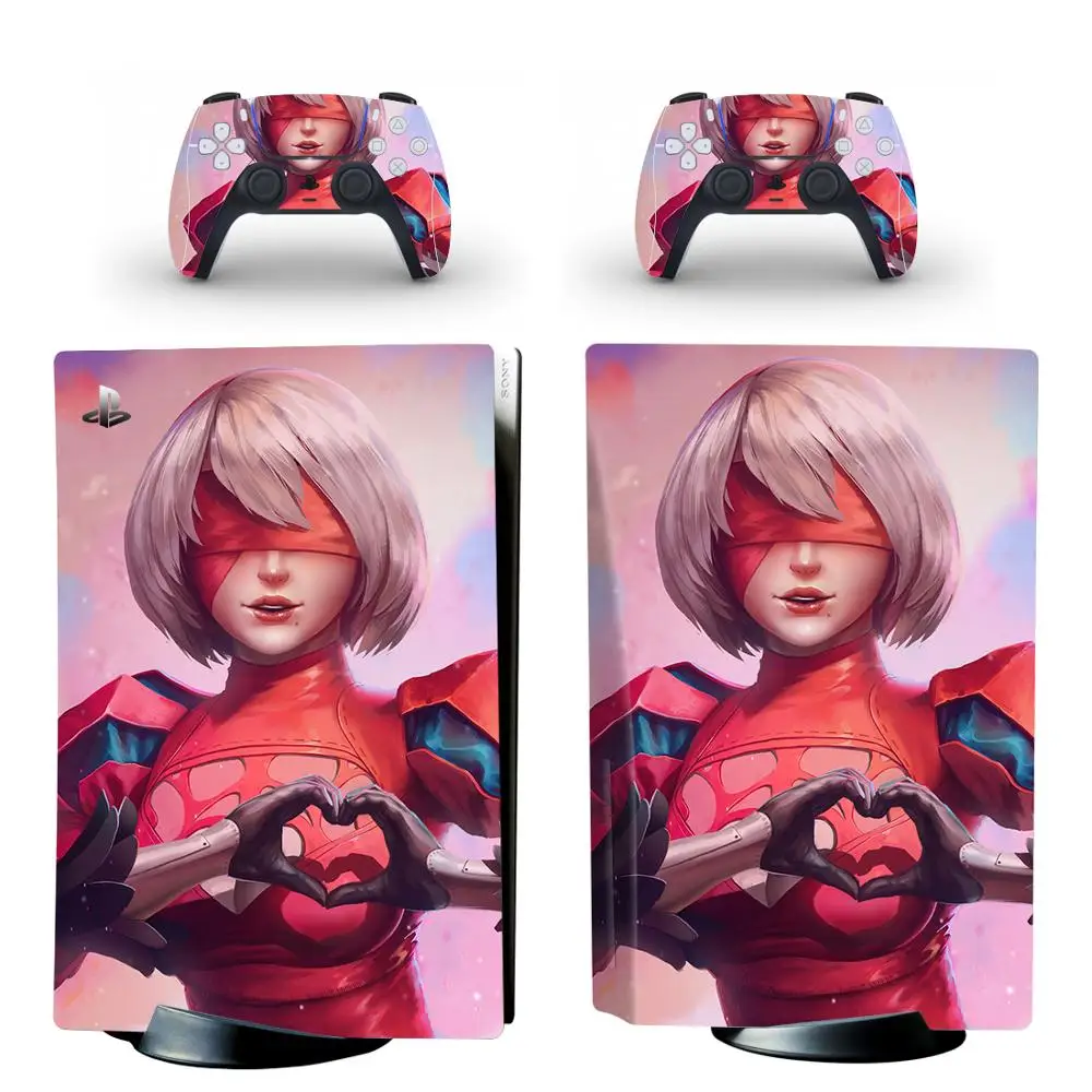 Наклейка NieR Automata PS5 для консоли PlayStation 5 и контроллера PS5