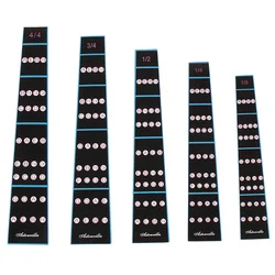 1/8-4/4 Violin Intonation Stickers Fretboard Marker Beginners Learning Violin Fretboard Note Sticker Violin Parts Accessories