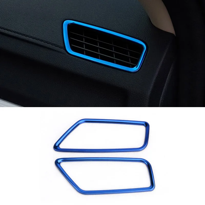 Vtear car air outlet cover decoration frame accessory stainless steel trim For Geely Atlas Emgrand NL-3 Proton 2018 2019 styling