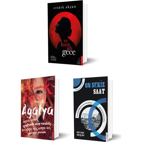 Ertürk Akşun 3'lü Book Set