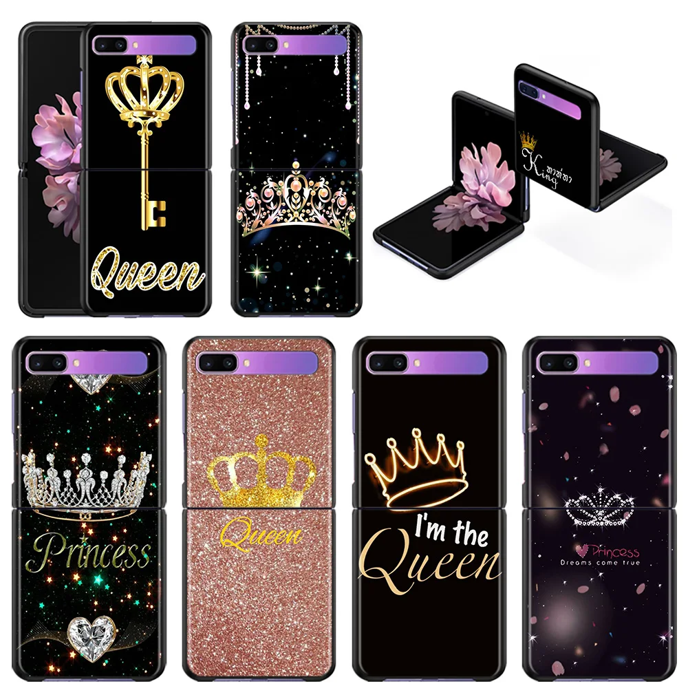 Zflip4 Phone Case For Samsung Z Flip3 5G z flip 3 5G zFlip Cover Cellphone Shell Caso Mobilephone Fundas Mom Queen Princess