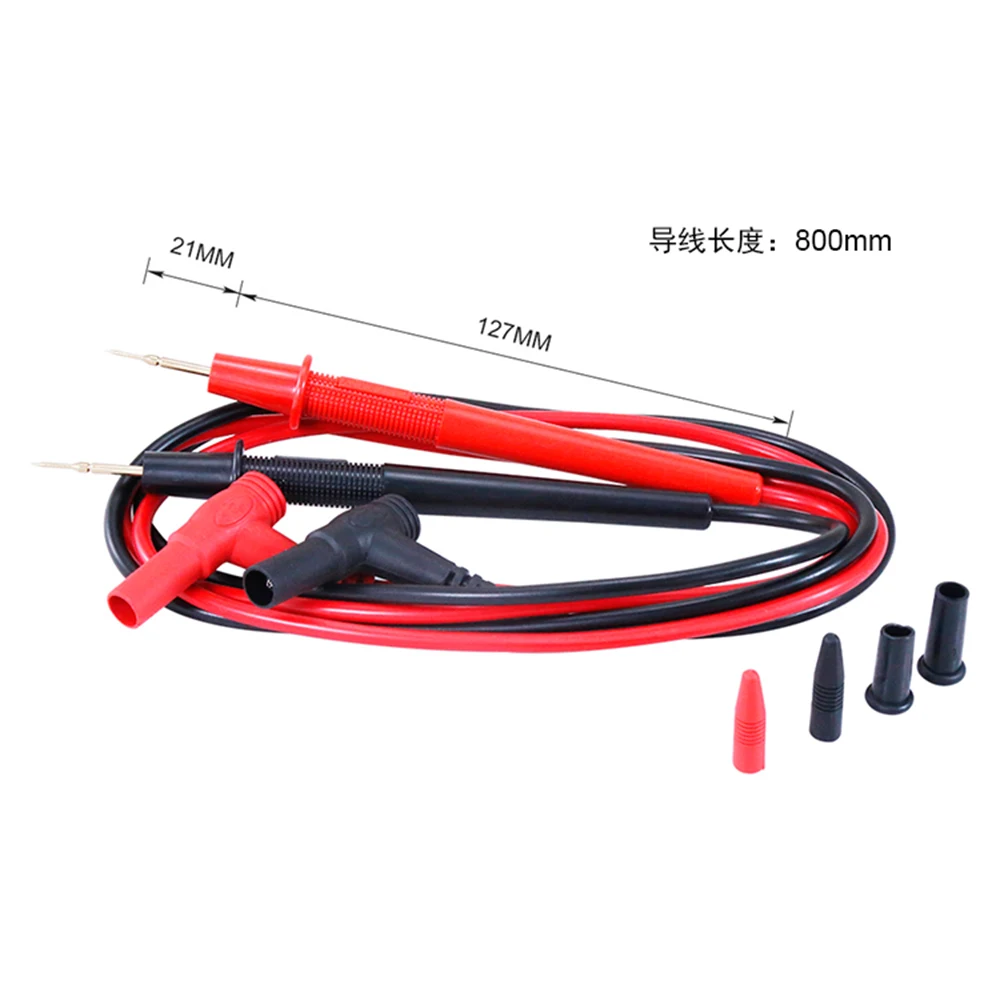 Pin de cables de prueba de sonda Universal para multímetro Digital, multímetro de punta de aguja, probador múltiple, Cable de pluma de alambre de 1000V 20A