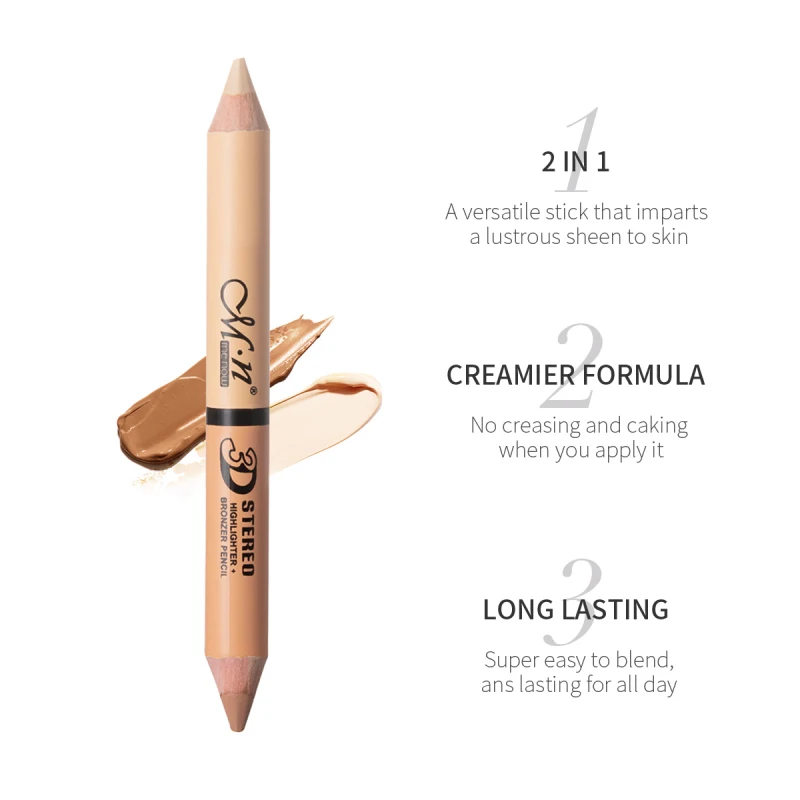 Concealer Pen Wooden Handle Face Corrector Waterproof Base Makeup To Make Up Dark Circles Cosmetics Maquiagem Concealer TSLM1