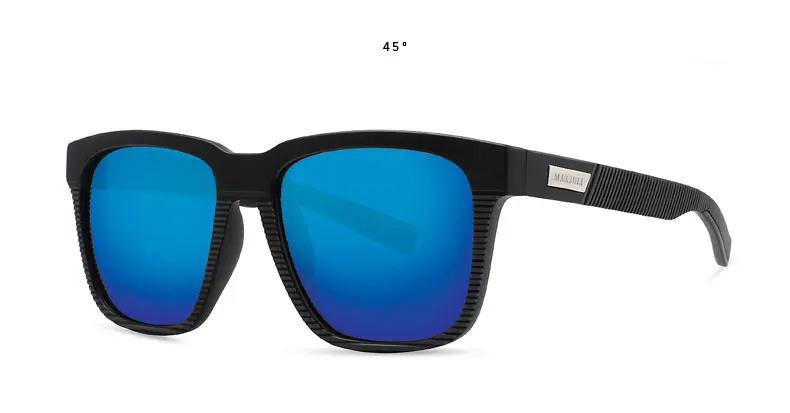 JULI Quadratische, übergroße, polarisierte Sonnenbrille für große Köpfe, Herren, Retro, Vintage, XXL, supergroße Sonnenbrille, UV-Schutz, MJ8023 – Detail 13