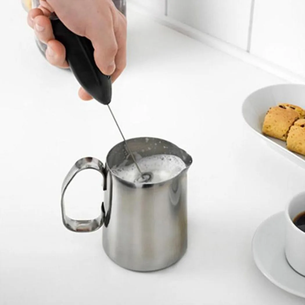 Electric Coffee Milk Frother Handheld Cappuccino Latte Coffee Foamer Hot Chocolate Drink Mixer Stirrer Egg Beater Whisk
