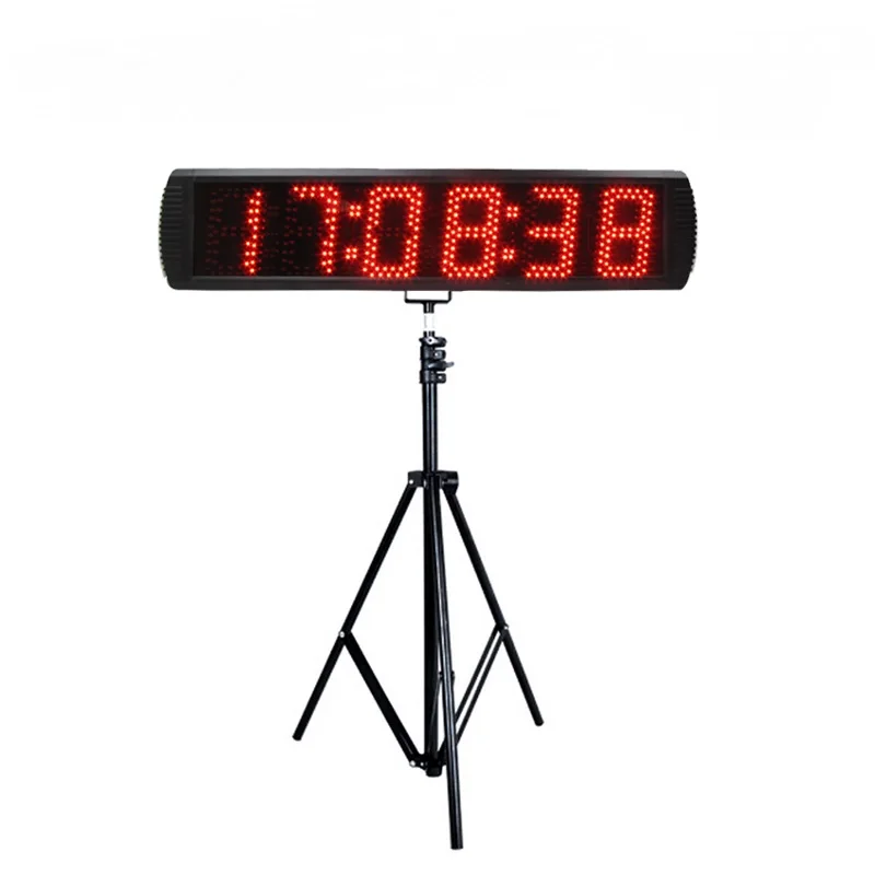 

Ganxin 5'' 6 Digits Portable LED Countdown Timer Large Led Stopwatch Time Display