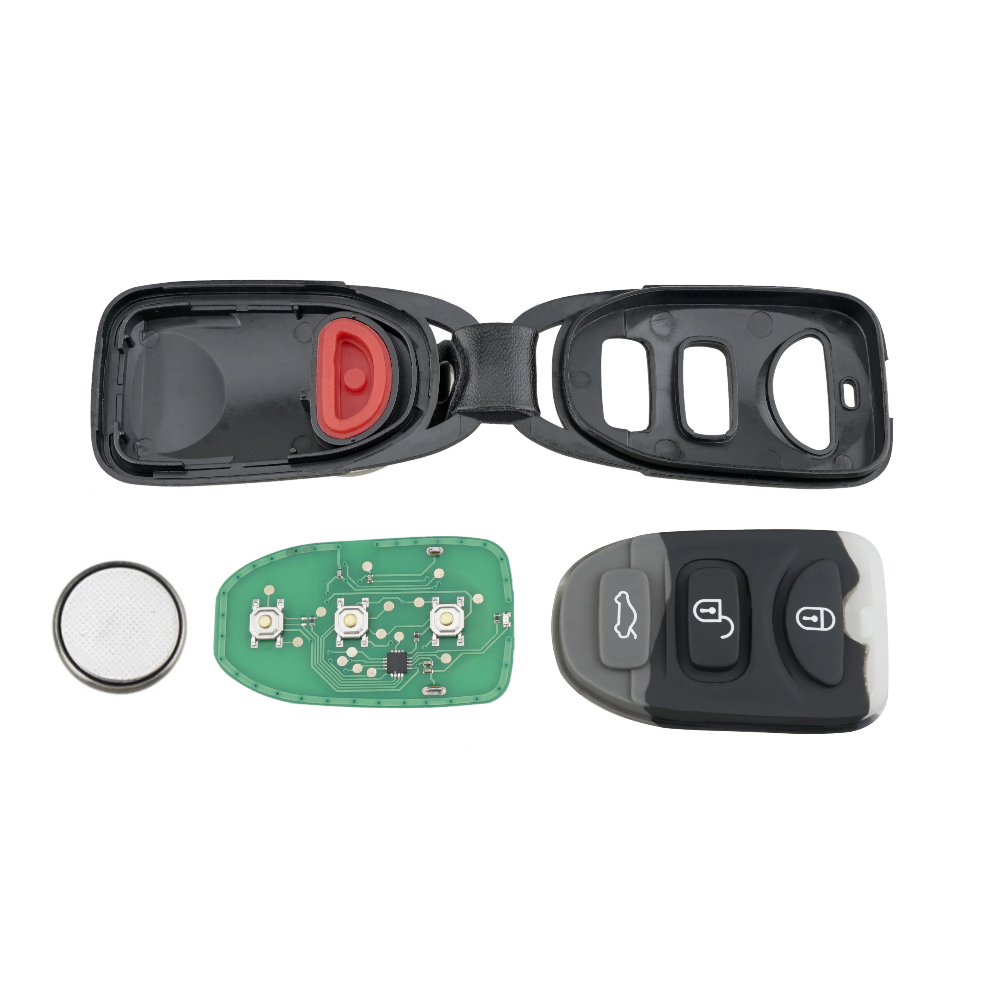 QWMEND 3+1Buttons Remote Car key Fob 313.8 Mhz For Hyundai Elantra Sonata 2007-2010 For Accent 2011 2012 OSLOKA-310T keys