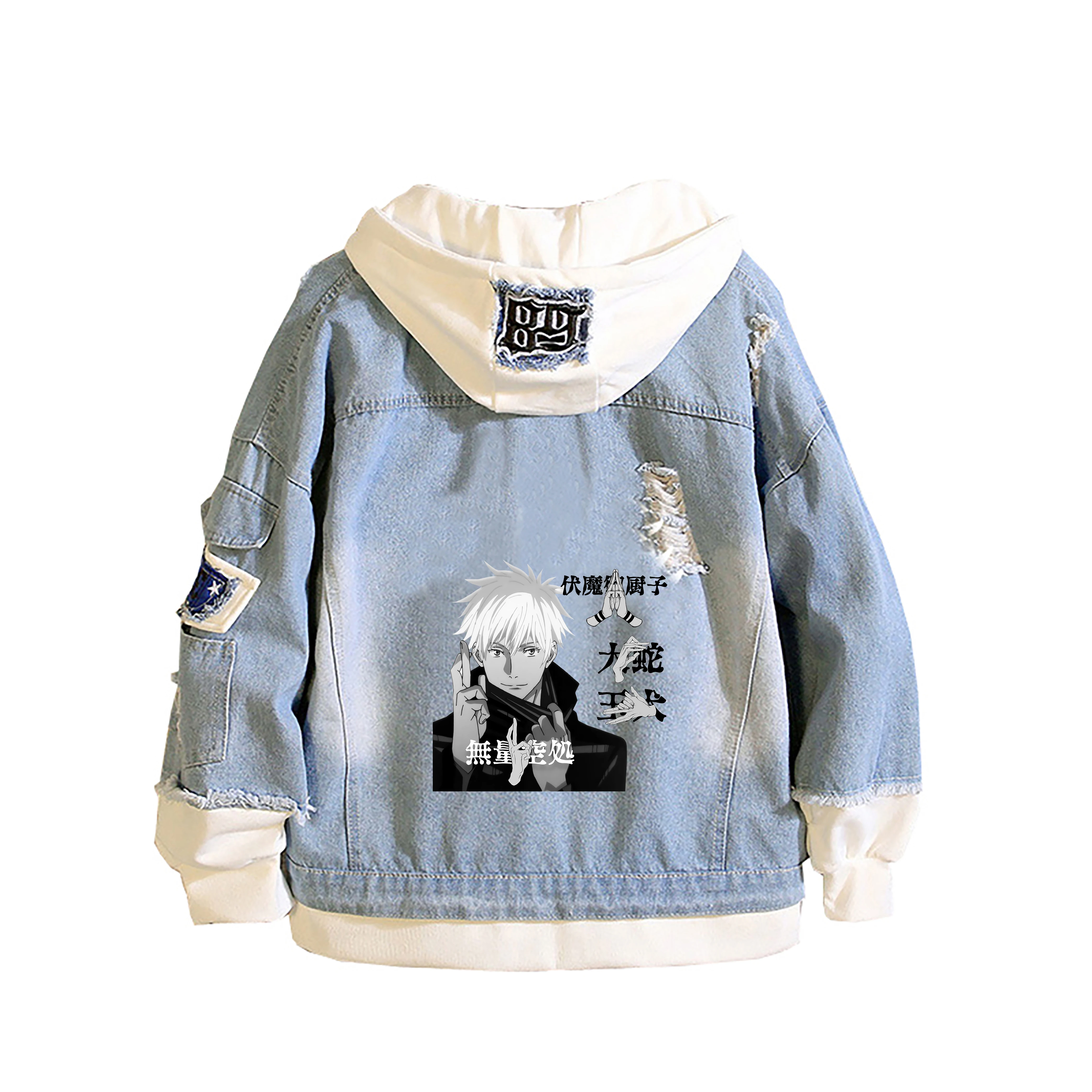 Jujutsu Kaisen Cartoon Giacche - Embroidery Jacket Jeans recensione e prezzo