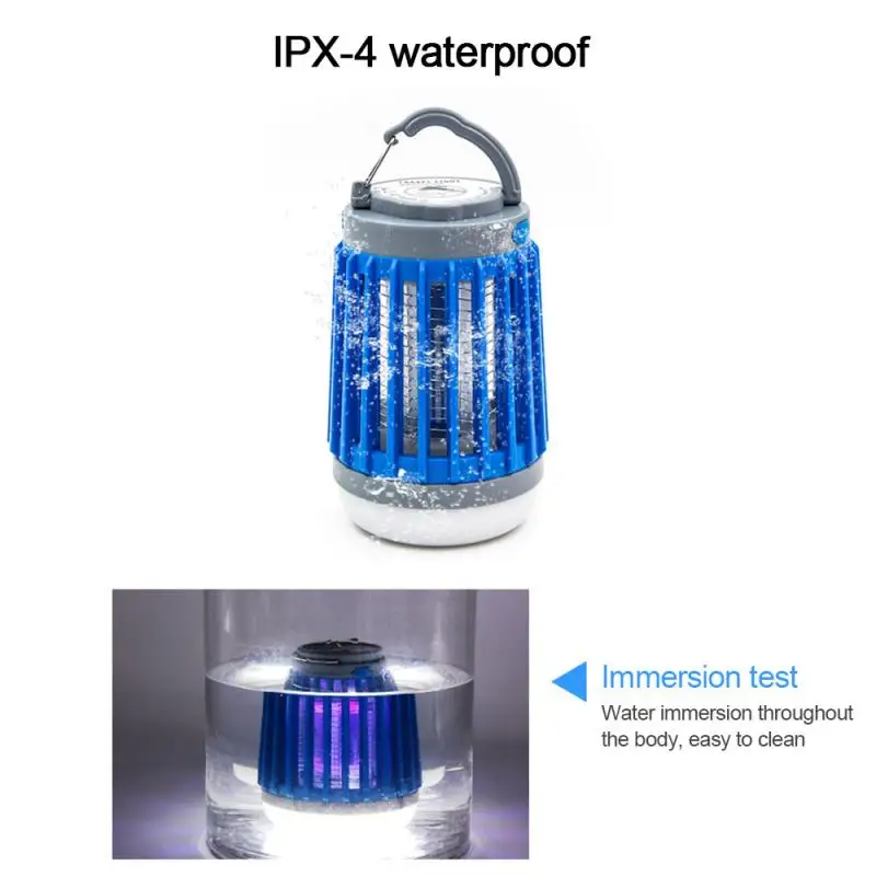 Mosquito Killer Lamp 2 in1 LED Solar power protable Lantern Outdoor USB Repellent light Insect Bug mosquito Trap moskito camping