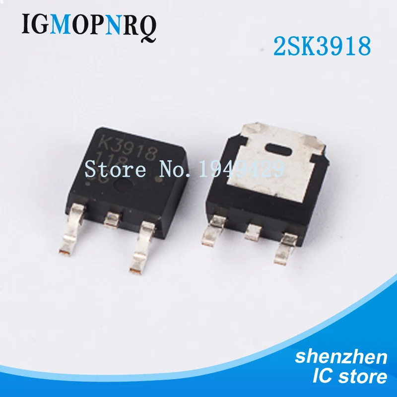 10PCS 2SK3918 K3918 TO-252 2SK2503 K2503 2SK3712 K3712 2SK3377 K3377 2SK3850 K3850 2SK3919 K3919 2SK4075 K4075 2SK4213 K4213 SOT