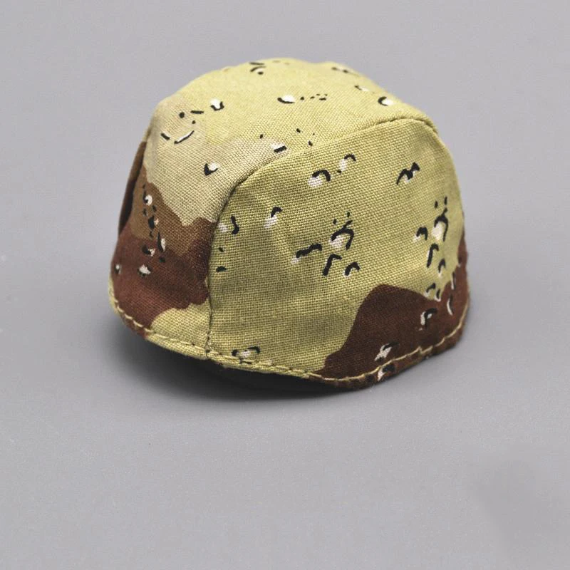 

Hot Sales 1/6th Jungle Camouflage Helmet Hat For Usual 12 inch Doll Action Collectable