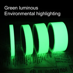 1M Fluorescent Stickers Tape 5 Colors Luminous Tape Staircase Fire Warning Glow in the Dark Can Be Cut Night Light Strip Wall