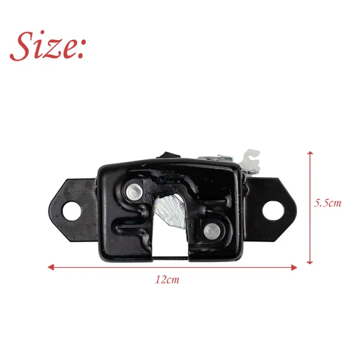 Imagen 2 del producto 90503-JT30A 90503-EB700 cerradura trasera negra para Nissan Navara D40 2004-2012