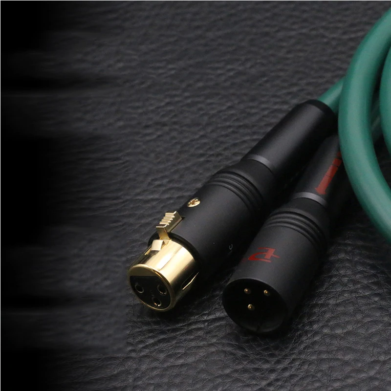 Hifi audio Ortofon 8NX OFC Pure Copper audio interconnect Cable with Carbon fiber XLR Plug