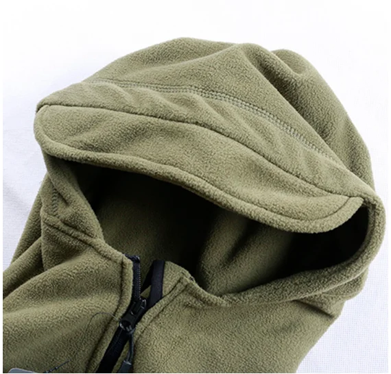 ฤดูหนาวทหารเสื้อผ้าSoftshellเสื้อแจ็คเก็ตยุทธวิธีความร้อนBreathable Hooded Coat Army Camo Outerwear