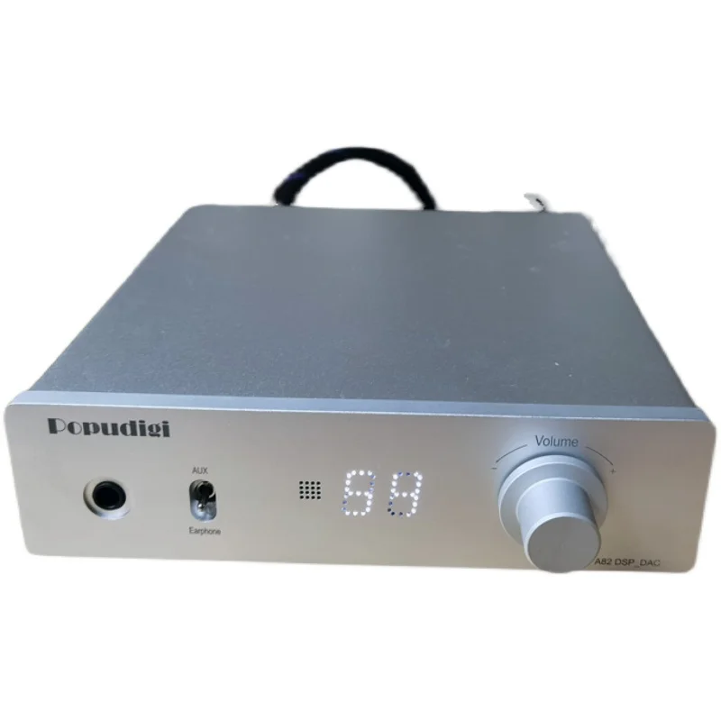 POPU digi A-82 DSP DAC decoder amp 8-channel output function, using 24.x MHz as the reference clock