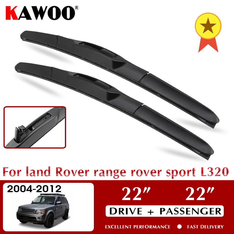 

Car Wiper Blade Blades For land Rover range rover sport L320 2004-2012 Windshield Windscreen Front Window Accessories 22"+22"