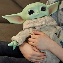 Gwiezdne wojny Yoda dziecko pluszowe zabawki figurki akcji 28cm dziecko Yoda mistrz lalki zabawki dla kolekcja dla dzieci prezenty na urodziny, boże narodzenie