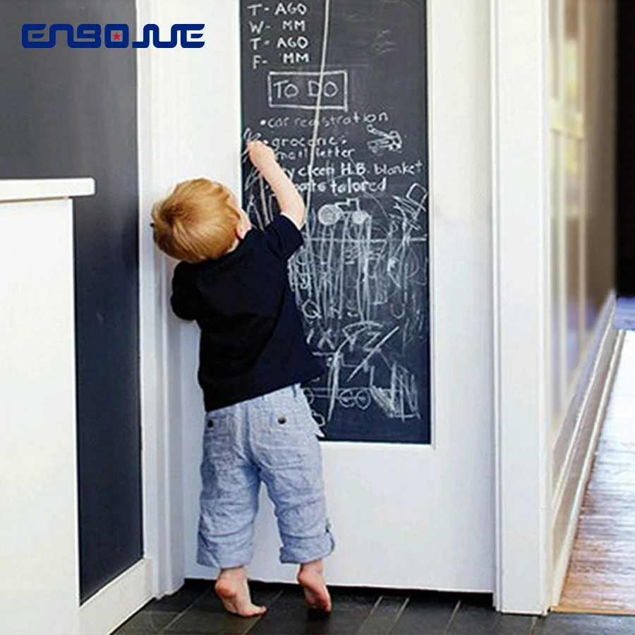 Home Blackboard Stickers Rewritable Child Teaching Graffiti White Board Wall Sticker Self-adhesive Removable Kid Room Wall Decor