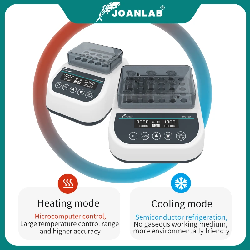 Imagem -02 - Incubadora Termostática Portátil de Banho com Mostrador Digital Equipamento de Laboratório com Bloco de Aquecimento 0.2ml 0.5ml 1.5ml 2ml 15ml 50ml 220v