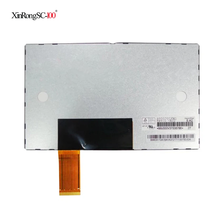 7'' Inch 40Pin CLAA070NJ07 73003000731B LCD Display Panel 165*100mm*3.5mm thin For Car Radio