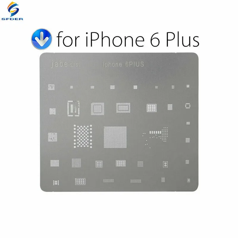15PCS Motherboard IC Chip Ball Soldering Net Steel Plate For IPhone7 7P 8 8P X  11 12 pro max mini CPU Repair Tools