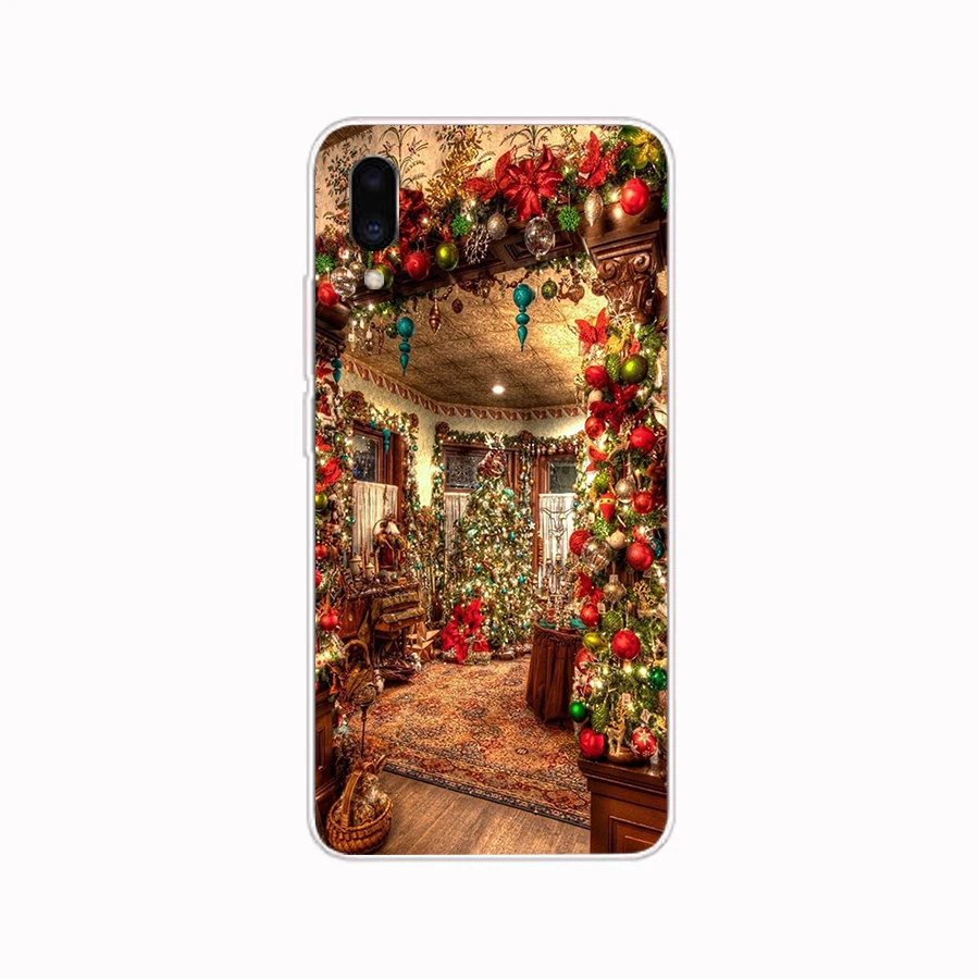 325FG Christmas holiday Tree New Year gift Soft Silicone Tpu Cover phone Case for Meizu Pro 7 Plus X8 C9 Pro Note 9 case